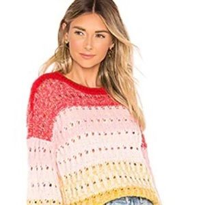 Let Go Sweater in Sunrise Stripe